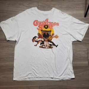 A Christmas Story Men’s Xxl Graphic Tee - White 2xl Short Sleeve